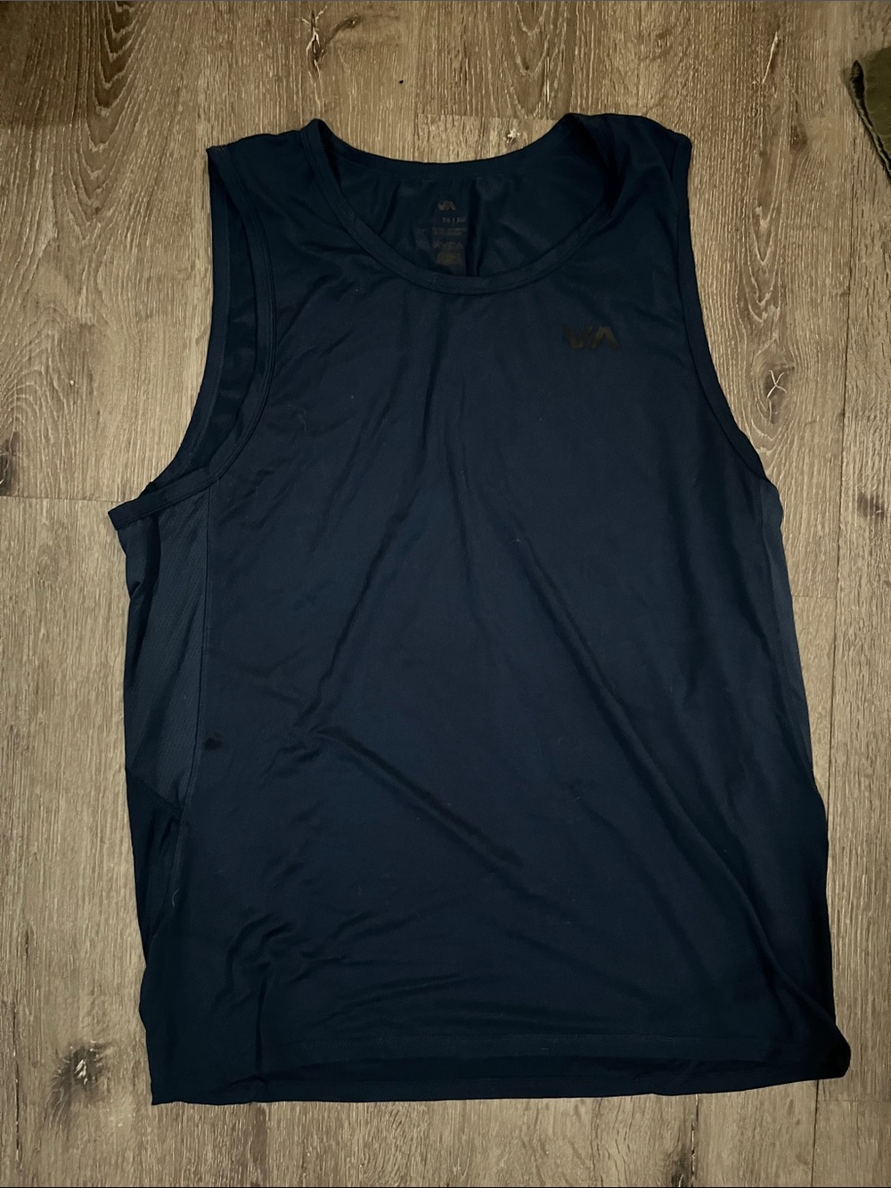 RVCA Men's Navy Athletic Tank Top